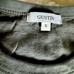 Gustin Vintage heavy weight T-Shirt in Steel Grey